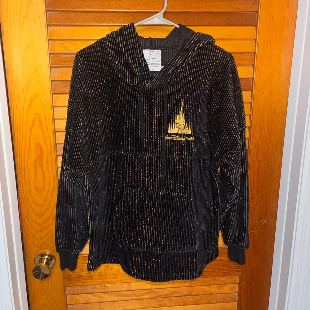 Walt Disney World 50th Anniversary Corduroy Luxe Hoodie Spirit Jersey - size XS